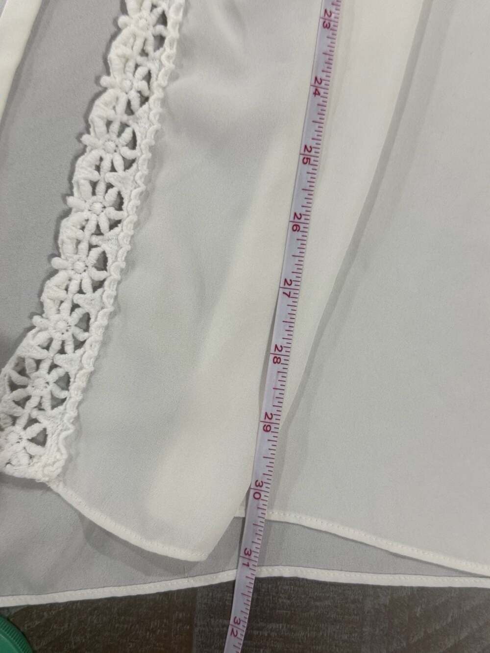 Flora Nikrooz Ivory Lace Trim Bridal Robe Boho Honeymoon Cover Up S - Picture 6 of 8